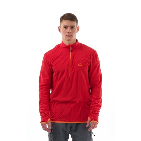 Payer Sweatshirt "Tahoe", fleece 150g, scarlet, river 52-54 Height 170-176-1
