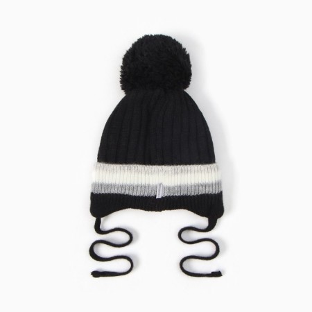 Children's hat, black color, size 50-52-2