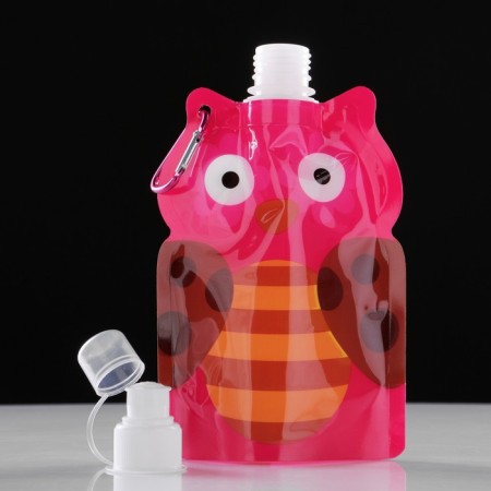 Water flask, 280 ml, "animals", 22 x 12 cm, mix-3