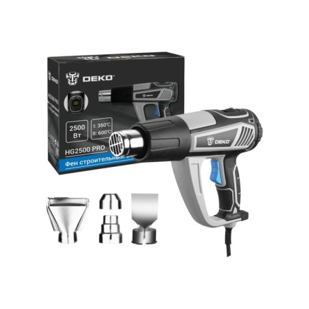 Building hair dryer DEKO HG2500 PRO, 2500 W, LCD display, 500 l/min, cable 1.85 m-1