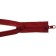 Tractor lightning T10 (6 mm), two locks, length 70 cm, red color