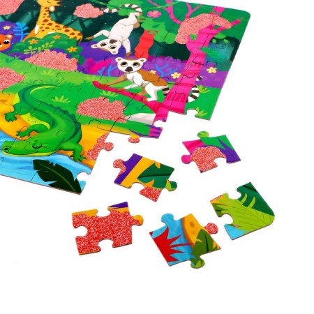 Puzzle “Collect, find, show. Jungle ", 88 elements-3