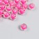 Plastic beads "bright pink" glossy set 20 grams d = 0.8 cm