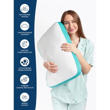 Anatomical pillow, size 43x56 cm with a 3D grid-2