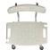 A stool with a back for bathing in the bathroom and shower Bradex KZ 0935