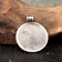 Slavic amulet "Veles Symbol", 8 g, 33x25 mm, D opening 4 mm, purether