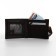 Male purse for magnet, department for bills, cards, coins, brown color