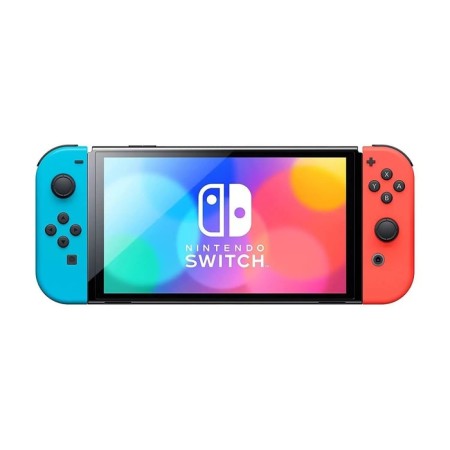 Game console Nintendo Switch, 64 GB, OLED, 2 Joy-Con controllers, red-blue-1