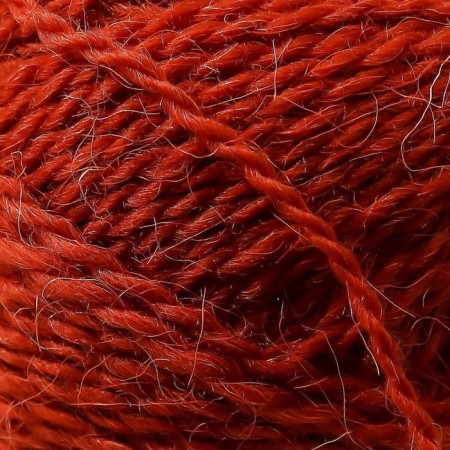 Yarn "village" 100% half-carbonated wool 250m/100g (30-sv. Terracot)-5