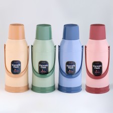 Thermos 2 l, with a glass flask, retains heat 12 hours, mix