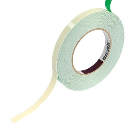 Bilateral mirror tape, acrylic glue, 12mm * 10m, white, BISSE-1