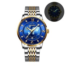 Men's wrist watches, D-4 cm, L-26 cm strap, 5 atm, luminous
