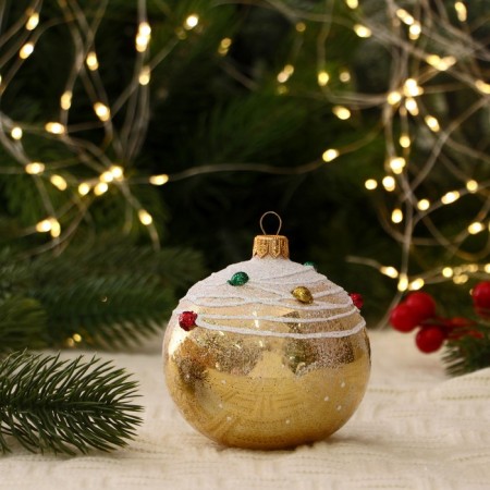 Ball "Galaxy" 8.5 cm, mix-4