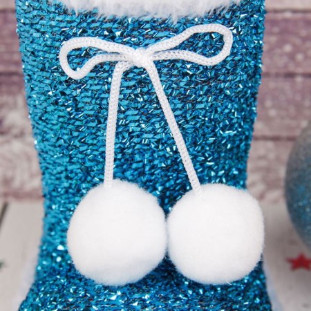 Gift packaging "Boot", blue color-1