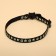 Koshachi collar "shower" luminous, with a bell, 30 x 1 cm, polyester, black