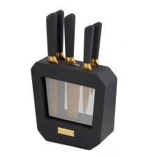 Lenardi knife set, on a stand, 5 items