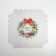 Box for confectionery with PVC cover "Winter Time", 21 x 21 x 3 cm, new year