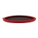 Silicone plate with a plastic bottom, 25.5 x 25.5 x 4, the color of the terracotta