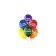 Shar Latex 14 “Happy Birthday”, serpentine, crystal, silk -screen printing, set 25 pcs., Mix