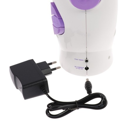 The sewing machine Luazon LSH-03, 6 W, semi-automatic, 2 speeds, 4XAA or 220 V, white-8