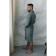 Tainted male bathrobe, size 46, emerald color