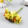 Flowers for decorating "Jasminovid oxen" 1 bouquet = 10 colors yellow 9.5 cm