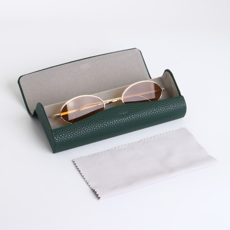 Magnet glass case, length 16 cm, dark green color-3