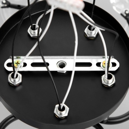 ARISA chandelier 5he27 40W Black 58x58x27 cm Bayerlux-8
