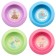 Children's bowl for the first dishes, 200 ml, Mix colors