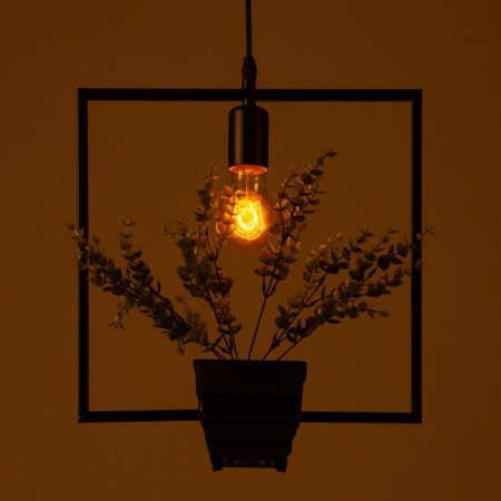 Lamp Bayerlux "Square" Black 1x40W E27 12x34x48 cm-3