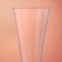 A single -single -plastic glass for champagne “cone”, 150 ml, with a black leg, the color is transparent