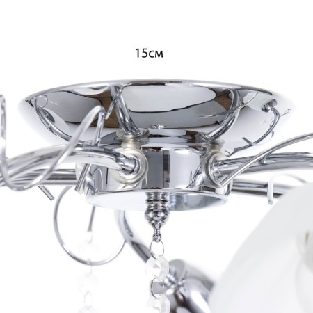 Adele chandelier 5x40W e27 chrome 54x52x17 cm-8