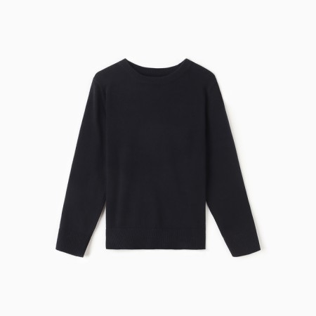 Jumper for the boy School, black color, height 140 cm-2
