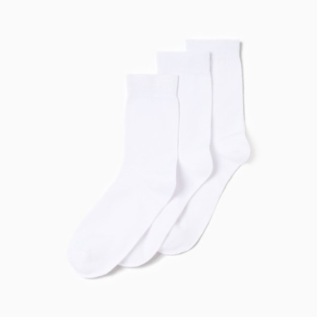 Set of male socks (3 pairs), white color, size 27-29-1