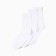 Set of male socks (3 pairs), white color, size 27-29