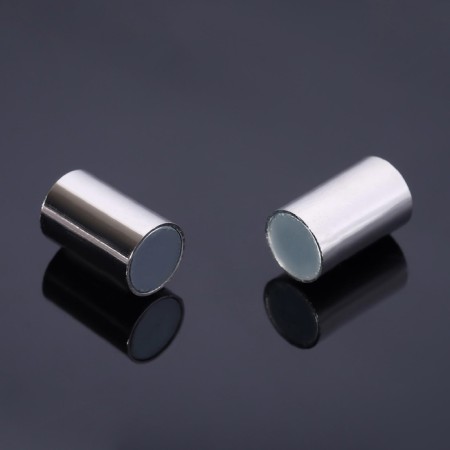 Magnetic lock castle, l = 20 mm, v.d = 6mm, (set 5pcs), silver color