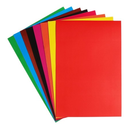 Set for children's creativity A4, 8 sheets Cardboard color + 8 sheets paper double -sided paper, "hare and squirrel"-8
