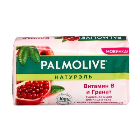 Palmolive toilet soap "Naturel", with vitamin B and grenade, 150 g-1