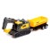 Excavator inertial "construction", with a trailer, mix