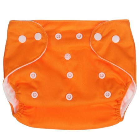 Reusable diaper, orange color-5