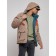 Winter male jacket, size 52, brown color