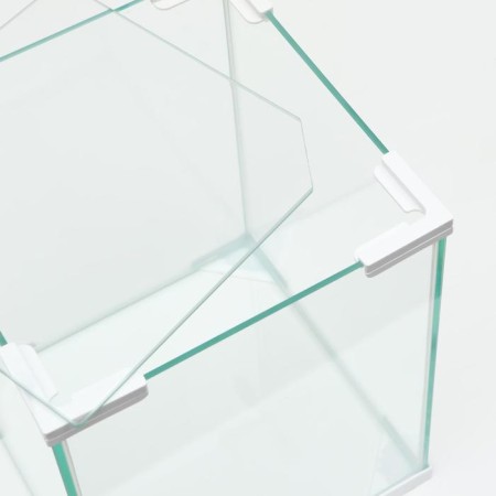 Aquarium "Cube", cover glass, 50 liters, 35 x 35 x 40 cm, white corners-4