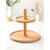 Double -tier stand ADELICA, D = 32 × 20 × 1.8 cm, height 27 cm, array of birch, saturated with oil