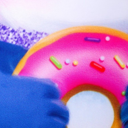 Antistress toy "Panda with a donut"-4