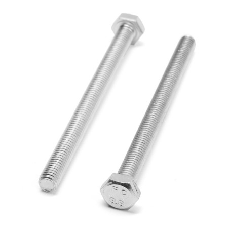 Tundra bolt, with a hexagonal head, galvanized, Din933, M8x100 mm, 2 pcs-2