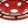 Diamond cup of scrap, two -row, 125 mm