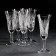 A set of foers crystal for the wine "Mill and Leaves", 170 ml, 6 pcs