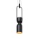 Suspended lamp Freya Fr5400PL-01B Achillea, 150x150x2000 mm, E27, 1x40W, 90lm, 3000k, black color black