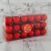 Set of balls plastic D-4 cm, 36 pcs "cool" red