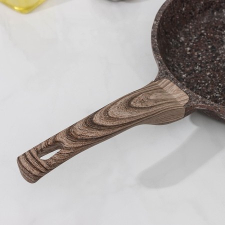 Nadoba Greta pan, anti -stick coating, d = 20 cm, brown color-3